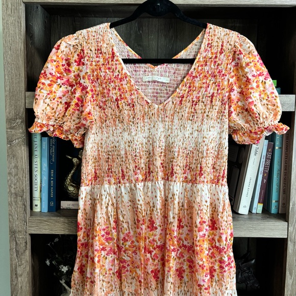 {Christy Dawn} The Brooklyn Dress in Sunset Gladiola, Size P-L - Picture 3 of 5